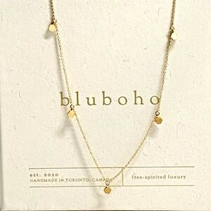 Bluboho Honeysuckle 14K yellow gold necklace